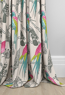 Aviary, Begonia - Made to Measure Curtains
